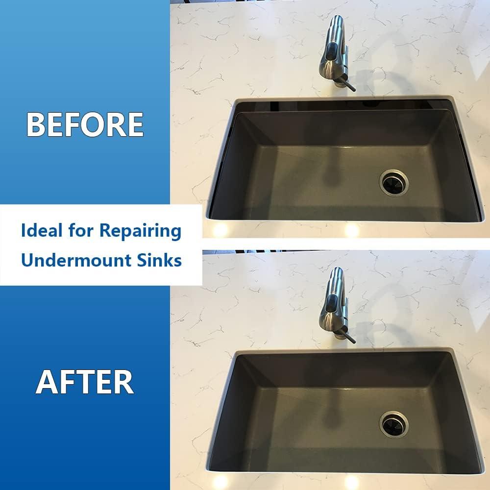 Black Coated Steel Undermount Sink Brackets for Narrow Cabinets