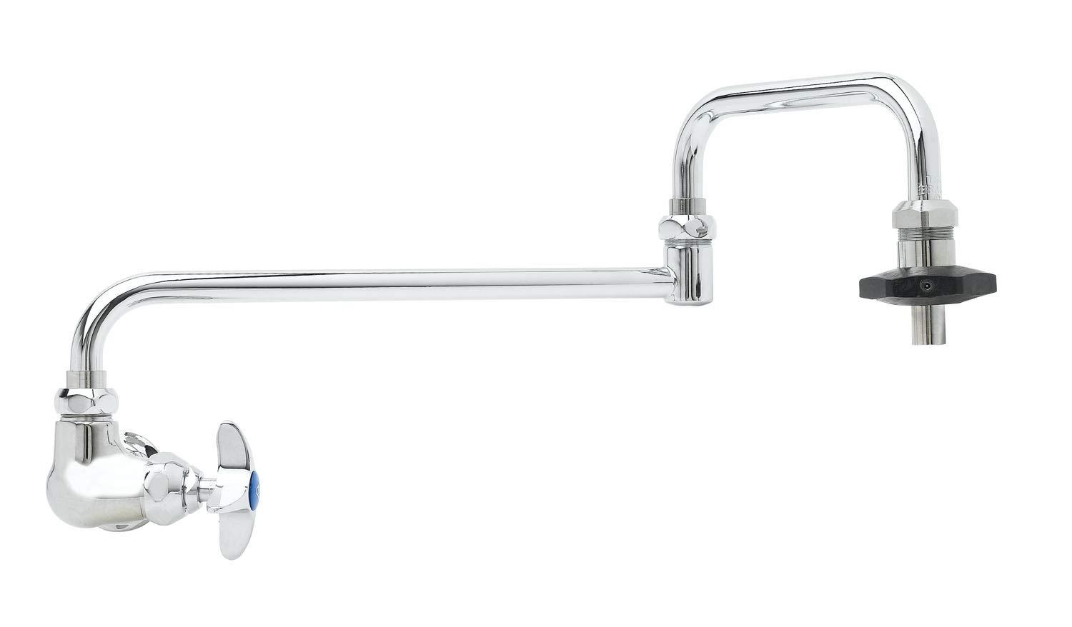 Bronze Double Jointed Swing Arm Pot Filler Faucet