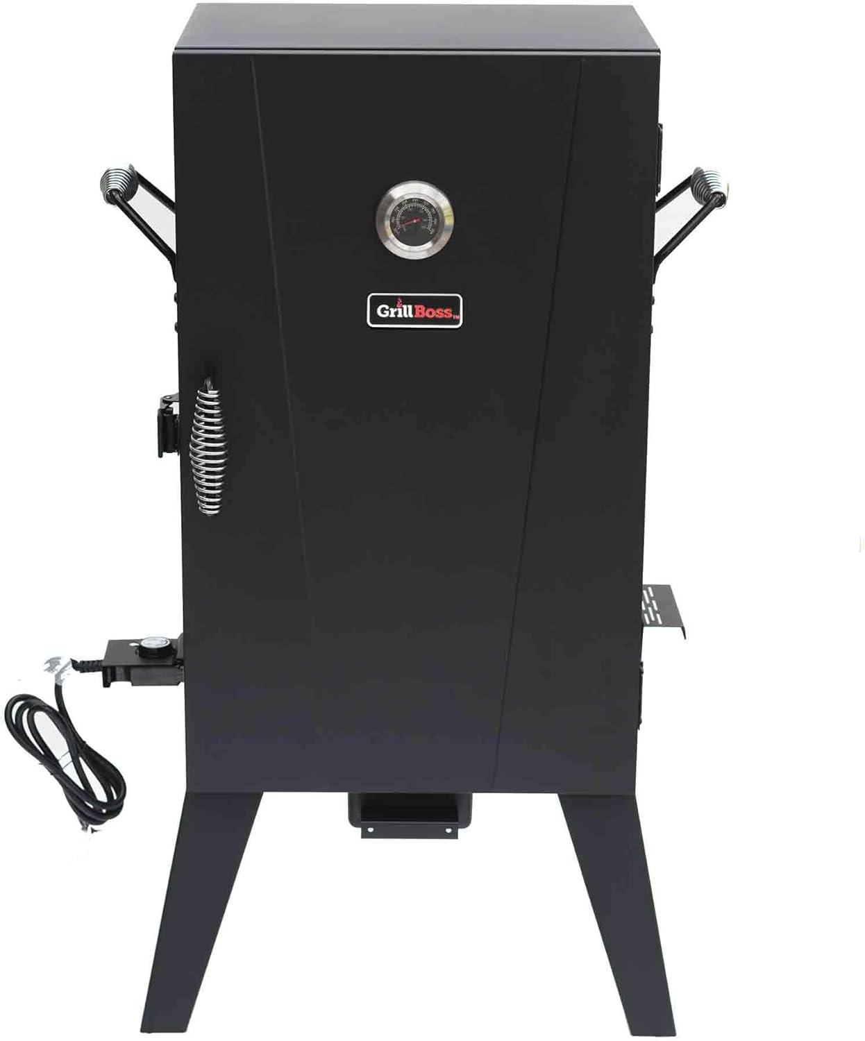 Grill Boss Electric Vertical Smoker with 531 Sq In Cooking Area, Black