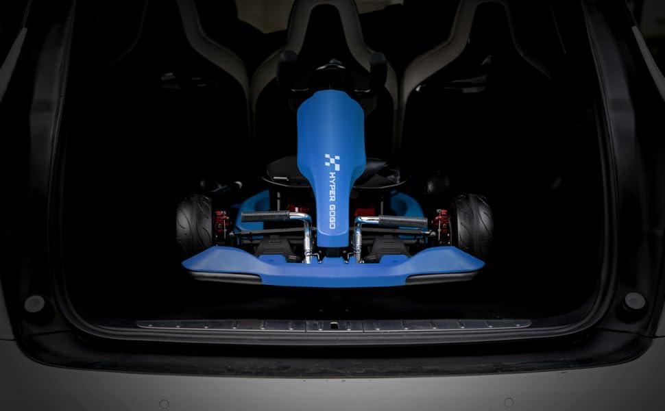 HYPER GOGO GoKart Kit - Hoverboard Attachment - Compatible with All Hover Boards,Blue