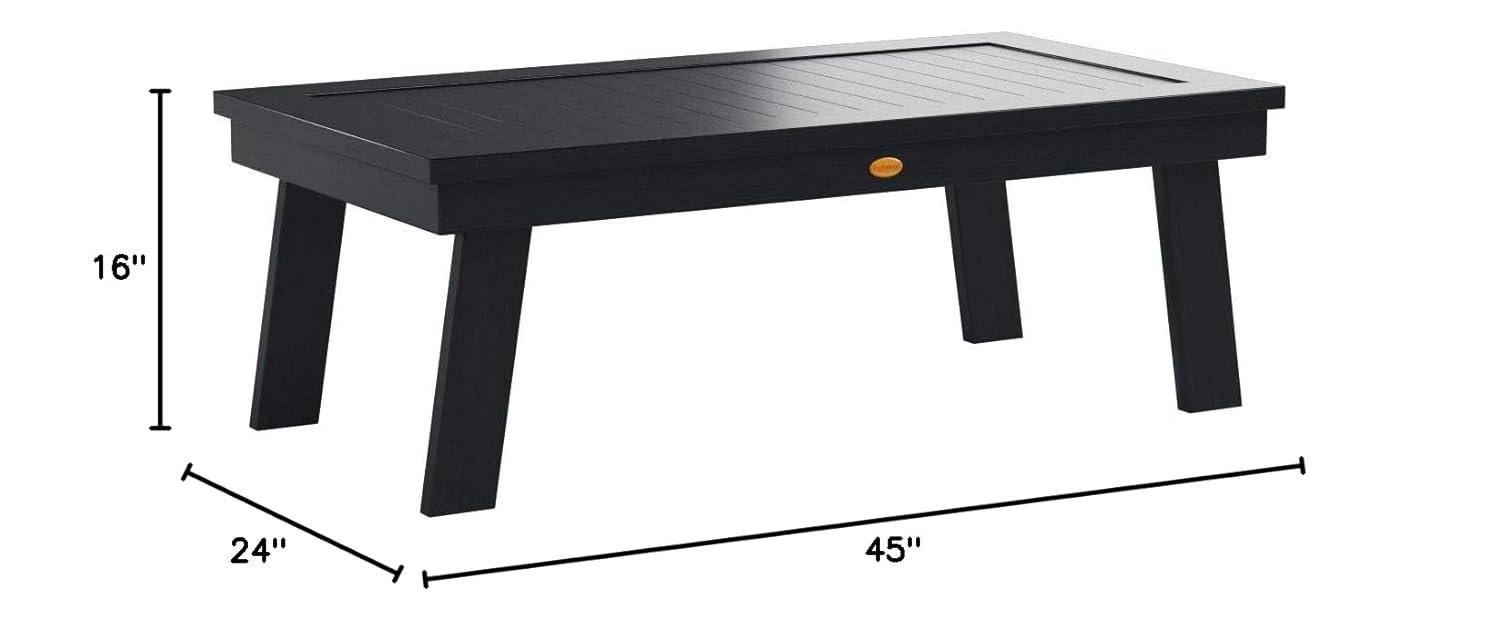 Highwood Adirondack Coffee/Conversation Table - 24" W x 48" L x 16" H, Outdoor, Eco-friendly, Synthetic Wood