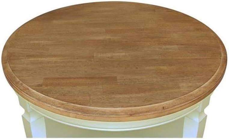 International Concepts Vista Solid Wood Round Coffee Table