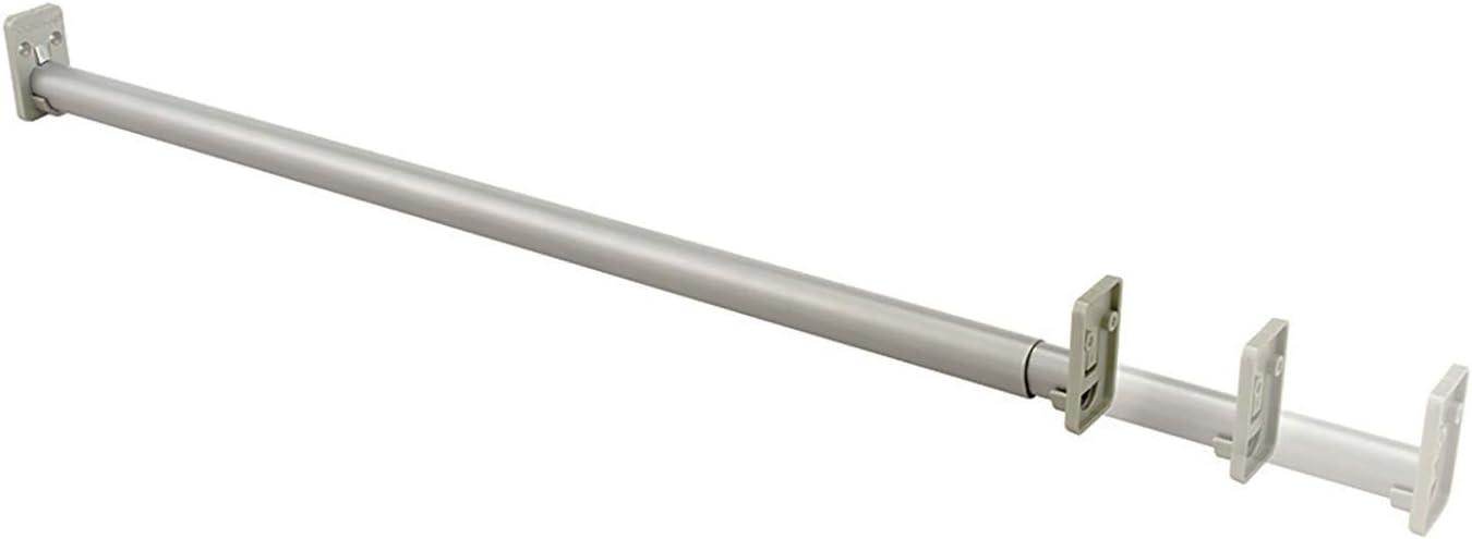 Adjustable Satin Nickel Expandable Closet Rod 30-48 Inches