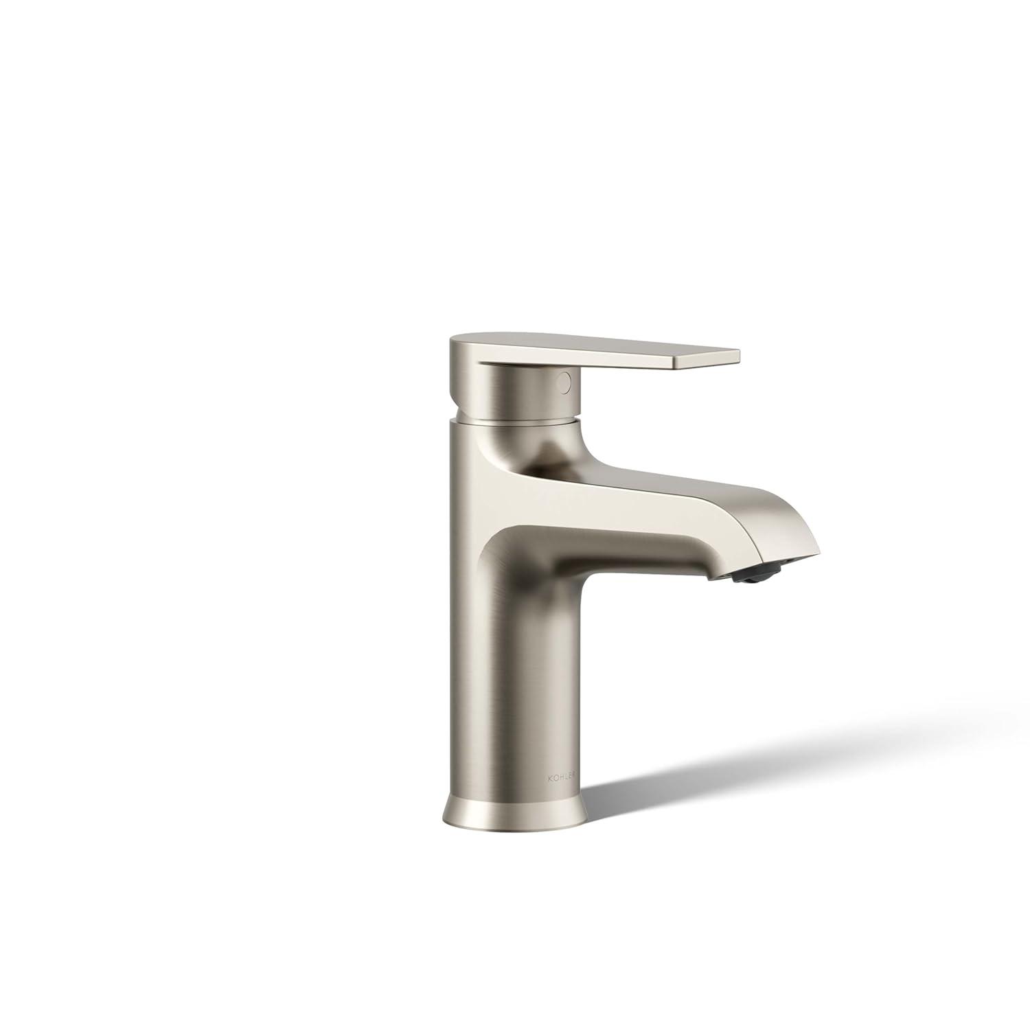 Kohler Hint Single-Handle Bathroom Faucet with Pop-Up Drain Assembly, One Hole Bathroom Sink Faucet, 1.2 gpm
