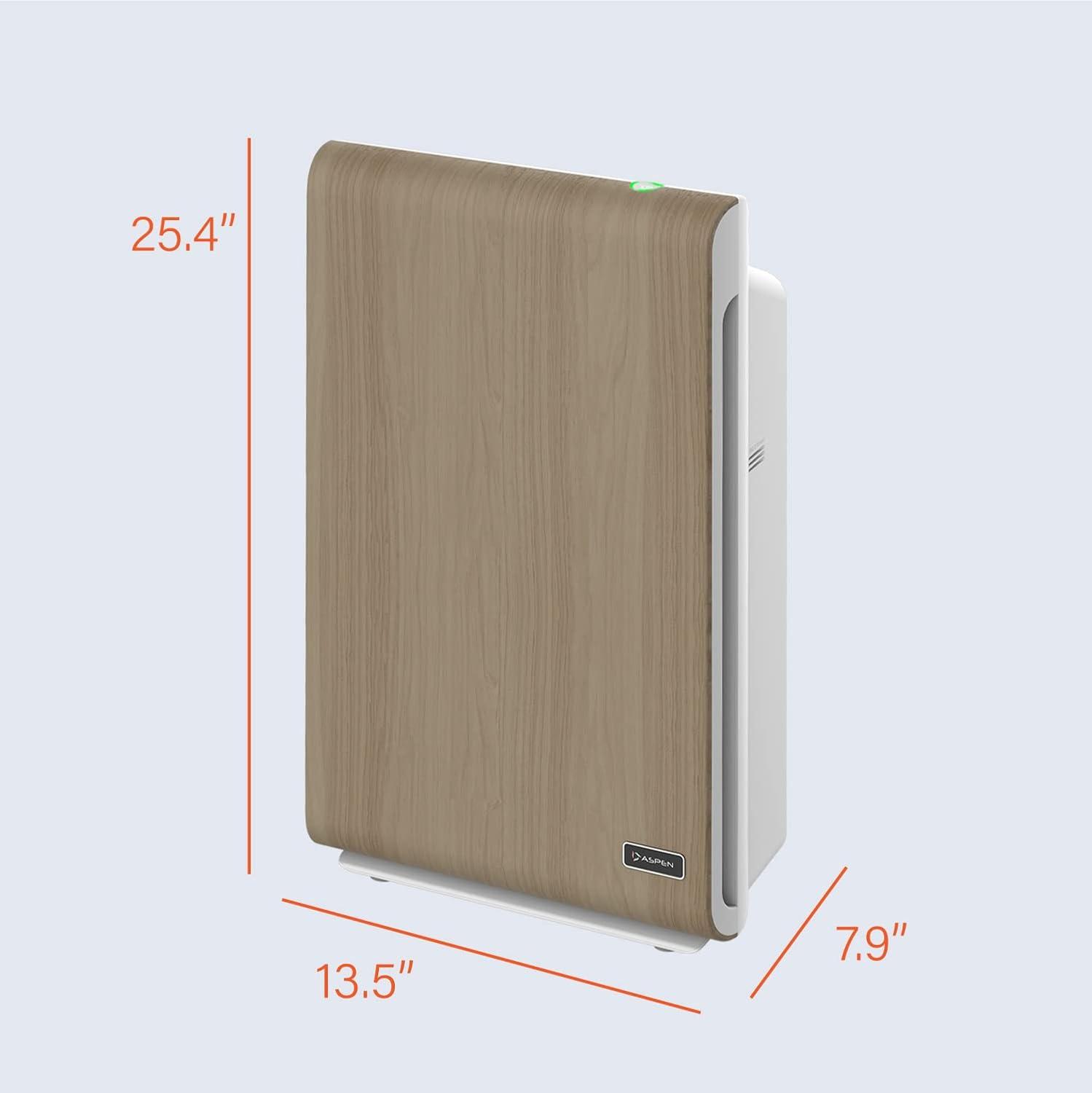 THE ASPEN Smart Air Purifier for Large Rooms  (Maximum 1500  Sq.Ft), H13 True HEPA Filter with PM2.5 Sensor/Alexa & Google/App Control/ Scheduling/ Removes 99.97% Particles