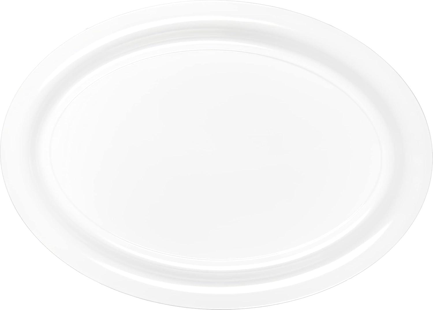 Carlisle 4384002 21 x 15" White Catering Platter"