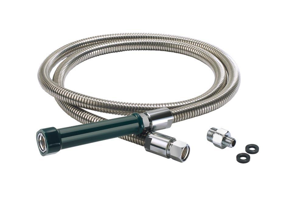 72" Stainless Steel Flexible Pre-Rinse Hose with Ergonomic Grip