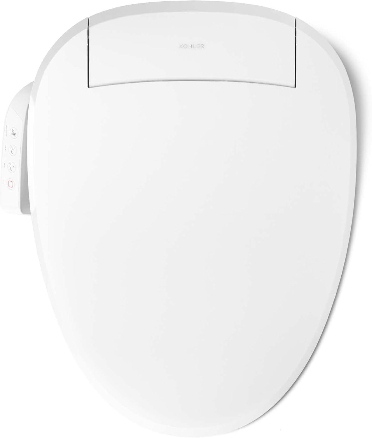 PureWash E545 Elongated Heated Bidet Toilet Seat, Electric Bidets for Existing Toilets