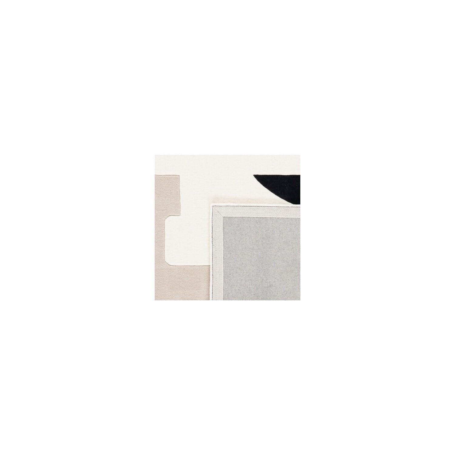 Fifth Avenue FTV115 Hand Tufted Area Rug - Ivory/Brown - 7'x7' - Safavieh.