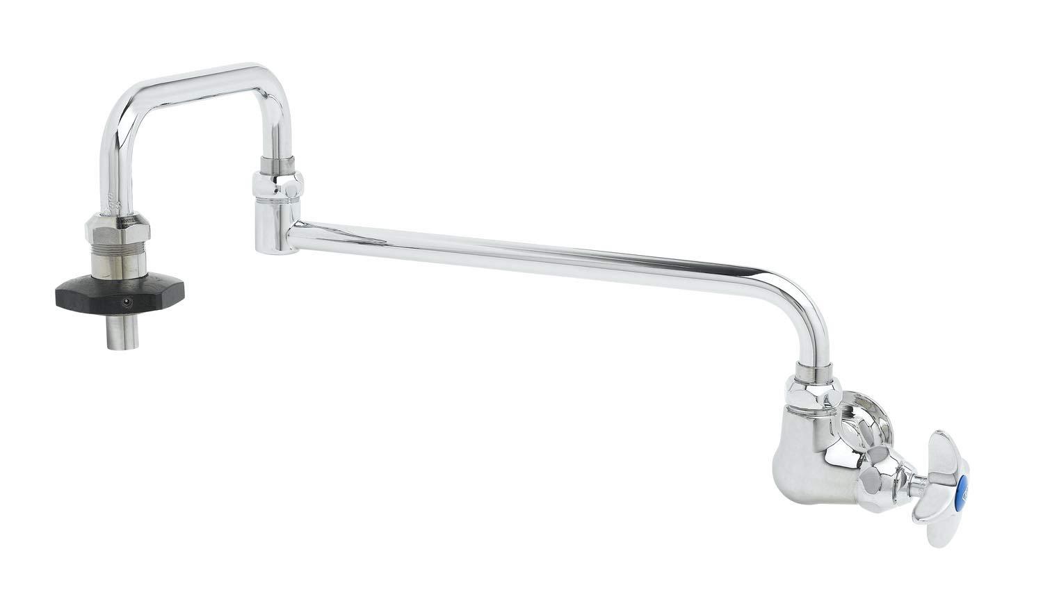 Bronze Double Jointed Swing Arm Pot Filler Faucet