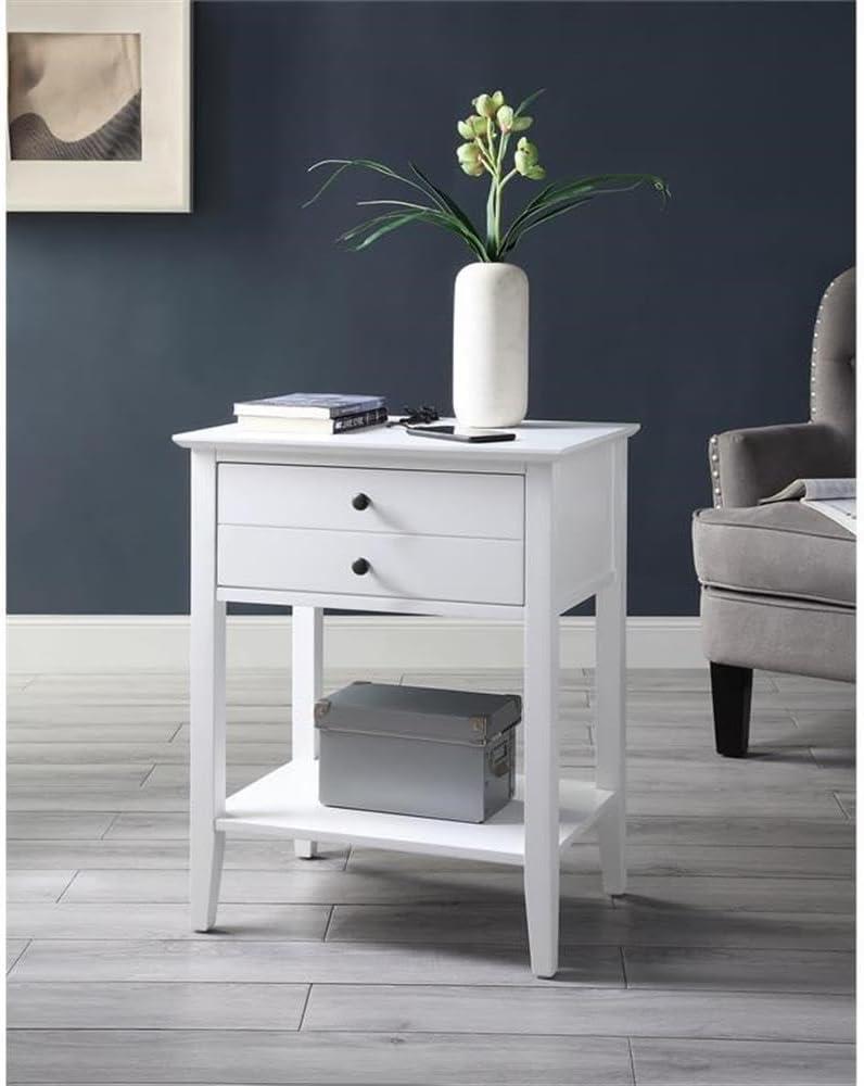 28'' Tall End Table with Storage