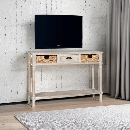 Christa Console - AMH5737E - Gray - Safavieh Couture