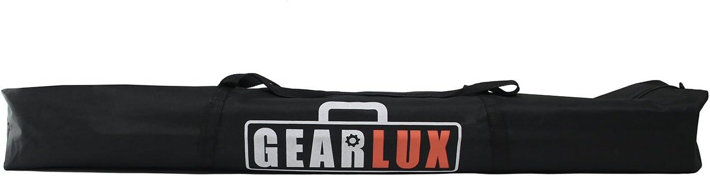 Gearlux Tripod Speaker Stands with Carrying Case and Speaker Cables