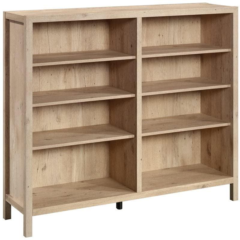 Adjustable Prime Oak 6-Cubby Storage Bookcase