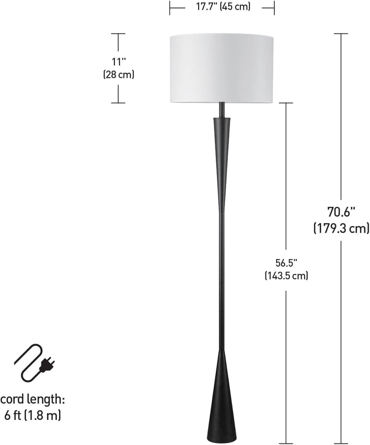 Novogratz Temple 70'' Matte Floor Lamp