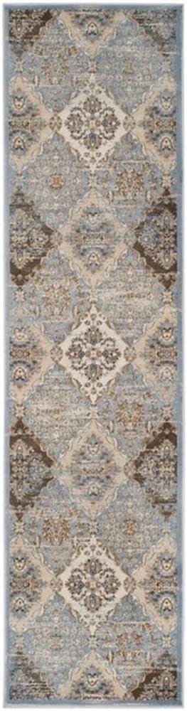 Vintage VTG572 Power Loomed Indoor Area Rug - Light Blue/Ivory - 5'1"x7'7" - Safavieh
