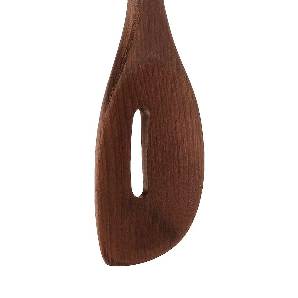 Toasted Beechwood Slotted Mixing Spoon, 12.5-inch