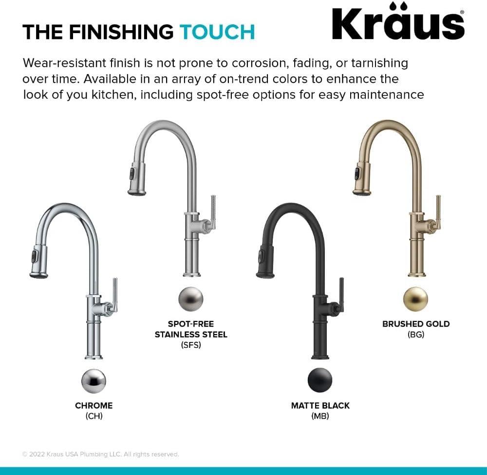 KRAUS Allyn Pull-Down Single Handle Kitchen Faucet