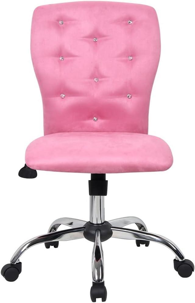 Boss Office Products Tiffany Modern Office Chair in Pink