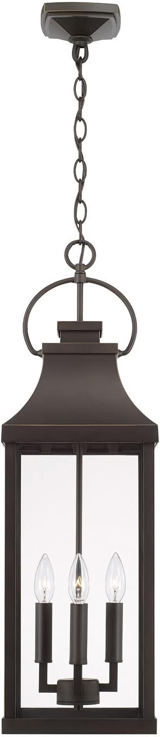 Capital Lighting 946442 Bradford 4 Light 9" Wide Outdoor Taper Candle Mini Pendant -