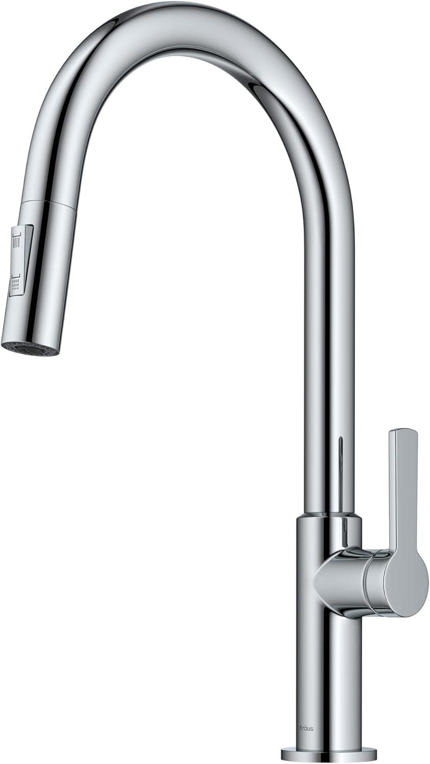 KRAUS Oletto Single Handle Pull Down Kitchen Faucet