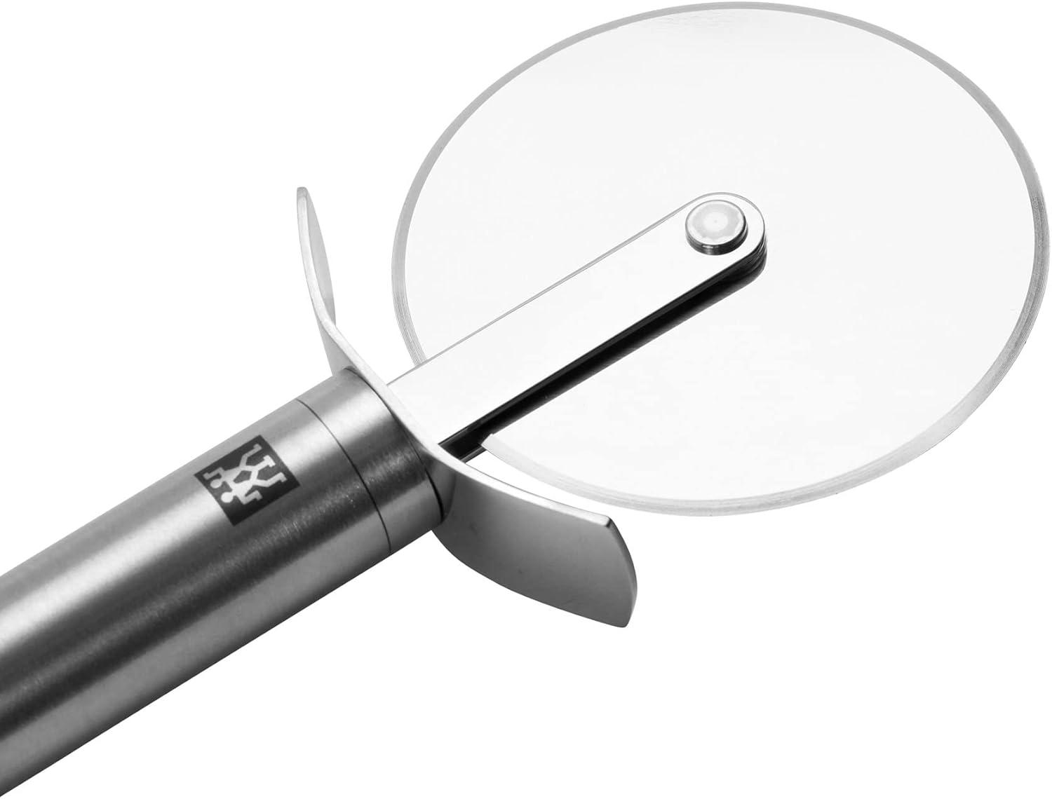 Stainless Steel Ergonomic Pizza Cutter with Finger Guard