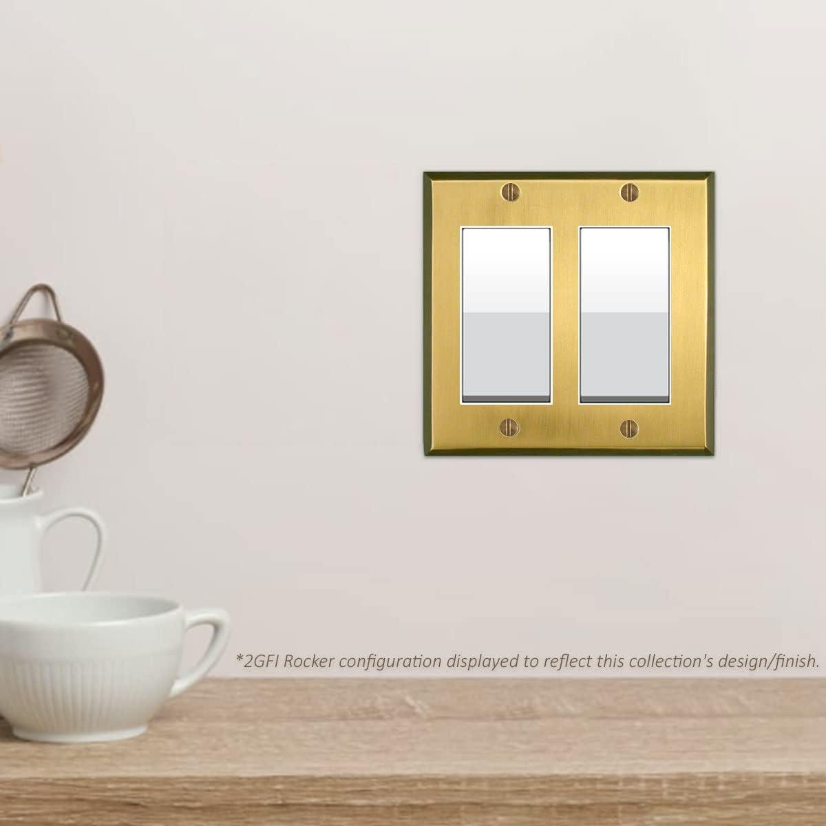 Symple Stuff Tindal No Subject 1 - Gang Toggle Light Switch Jumbo Wall Plate