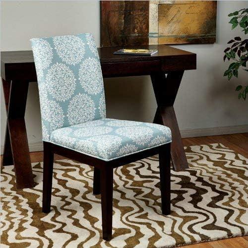 OSP Home Furnishings Dakota Parsons Chair in Gabrielle Sky Fabric