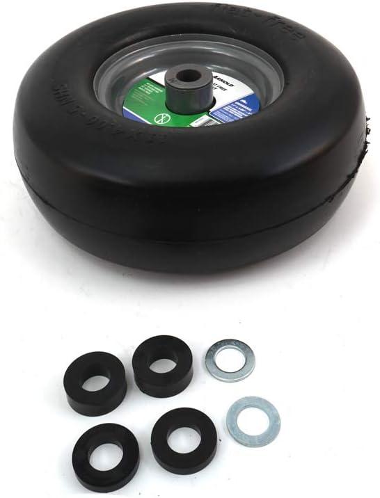 Arnold 11" x 4" Universal Replacement Flat-Free Tire for Zero-Turn Mowers, Black