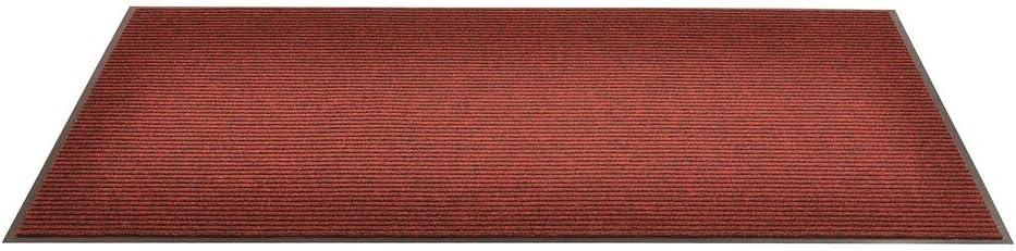 Notrax Carpeted Runner,Red/Black,3ft. x 10ft. 117S0310RB