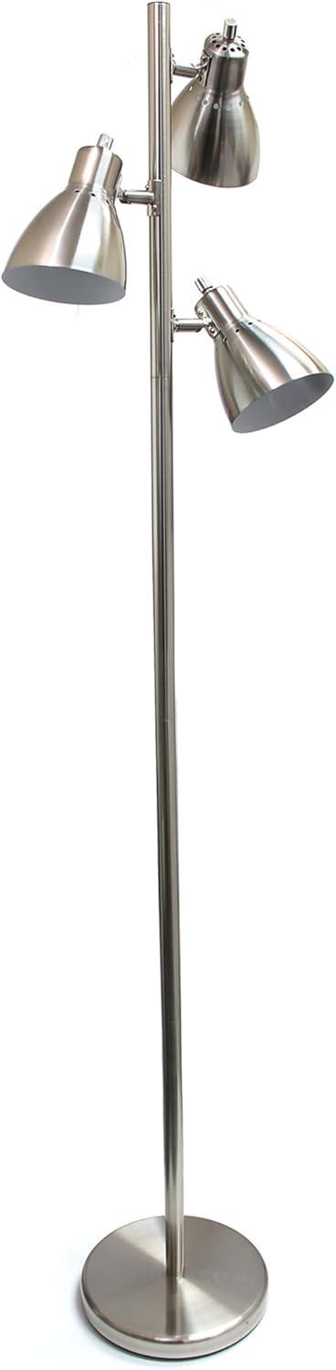 Simple Designs Metal 3-Light Tree Floor Lamp