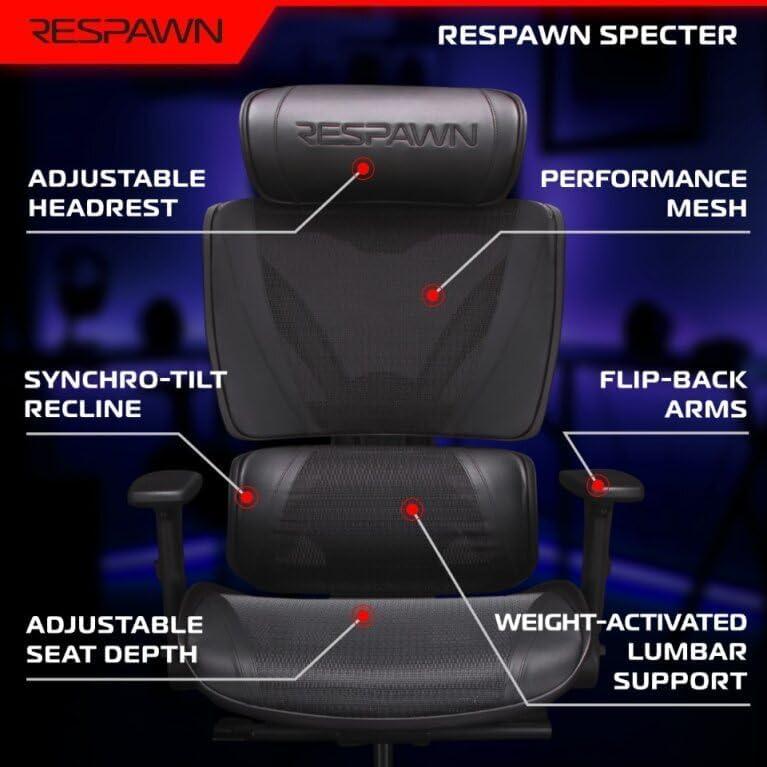 RESPAWN Specter High Back Ergonomic Gaming Chair