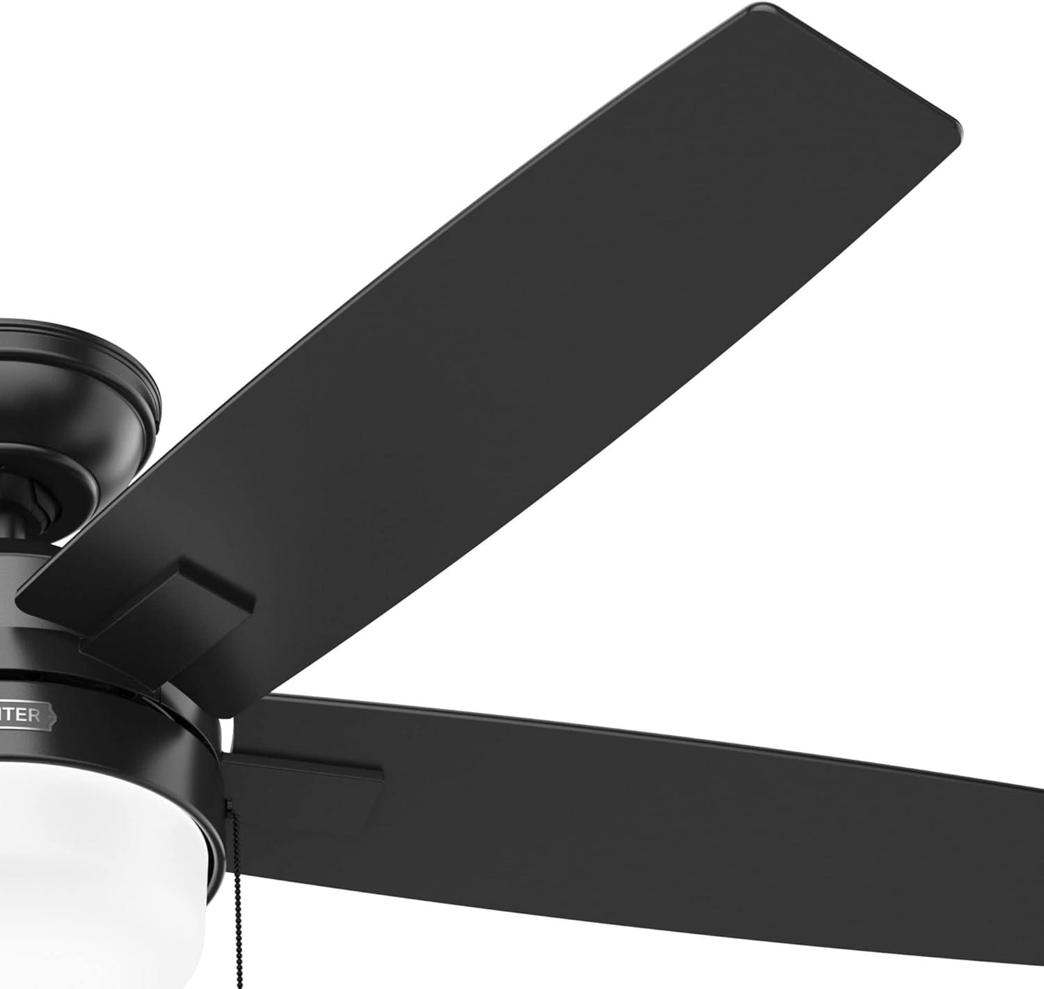 52" Anisten Ceiling Fan with LED Light Kit and Pull Chain - Hunter Fan