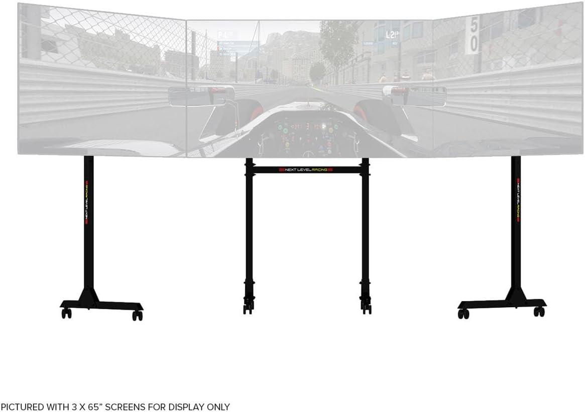 Next Level Racing Free Standing Triple Monitor Stand - Video Game Hardware Accessories - NLRA010