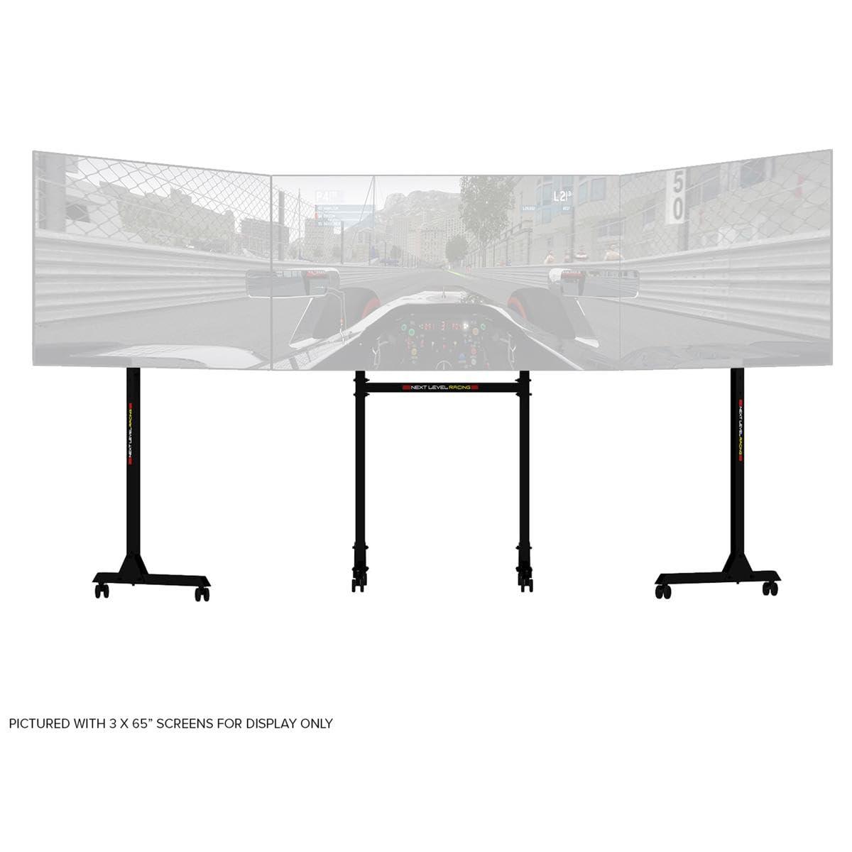 Next Level Racing Free Standing Triple Monitor Stand - Video Game Hardware Accessories - NLRA010