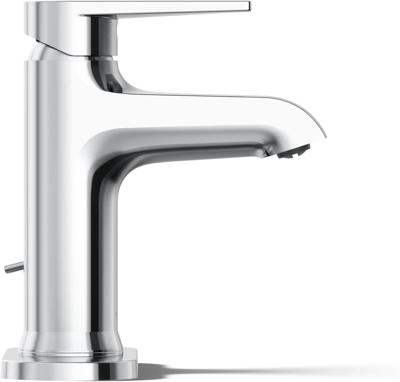 Hint Single-Handle Bathroom Sink Faucet with Escutcheon and Pop-Up Drain, 1.2 GPM