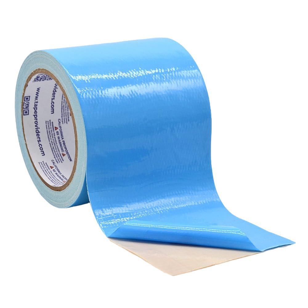 WOD Blue Double Sided Carpet Tape 4 in. x 25 feet. Strong Adhesion Indoor Outdoor Rugs