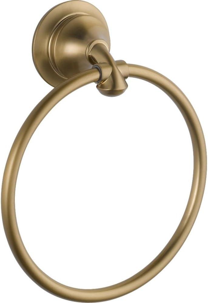 Linden™ Wall Mount Round Closed Towel Ring Bath Hardware Accessory