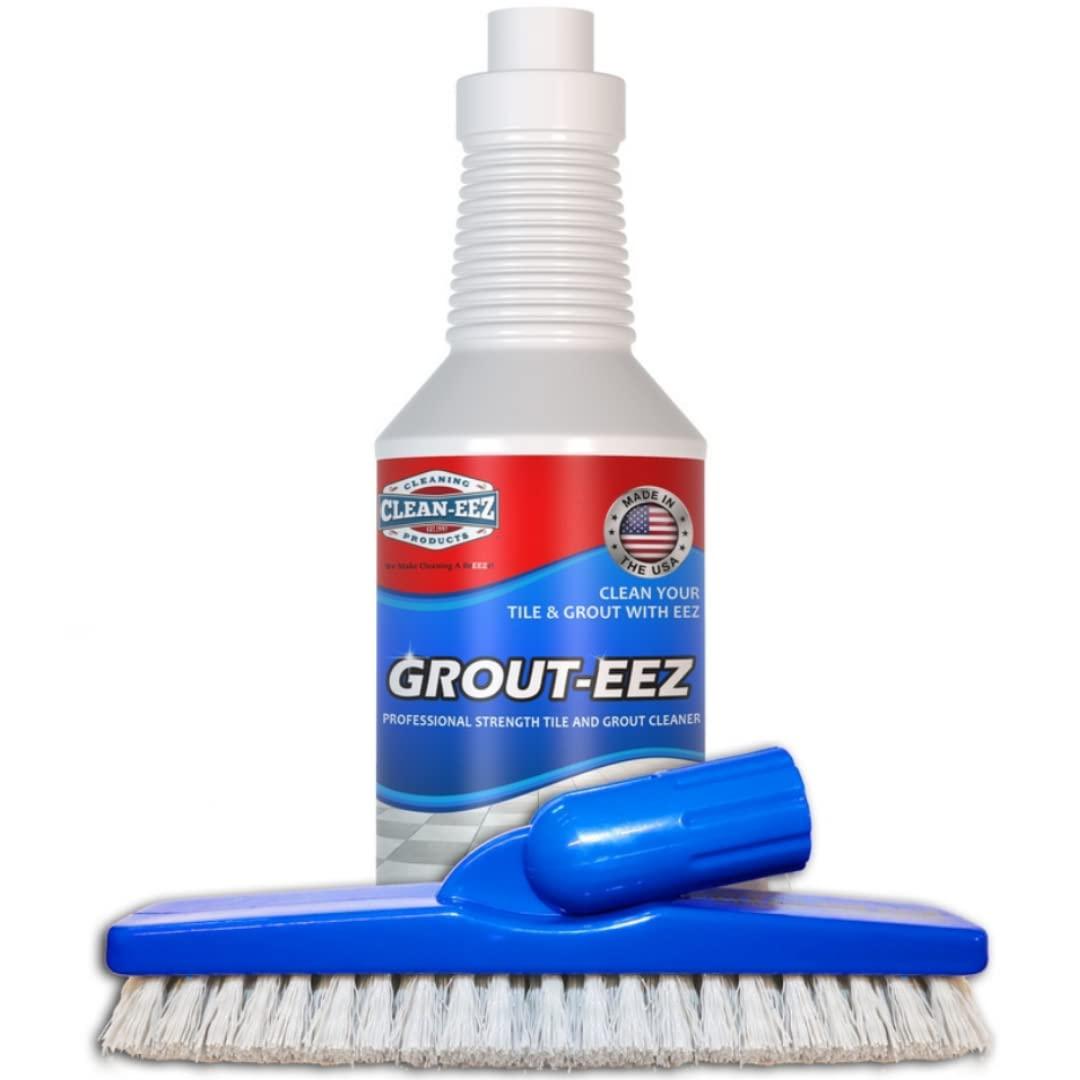 Grout-eez Heavy-Duty Tile and Grout Cleaner with Brush