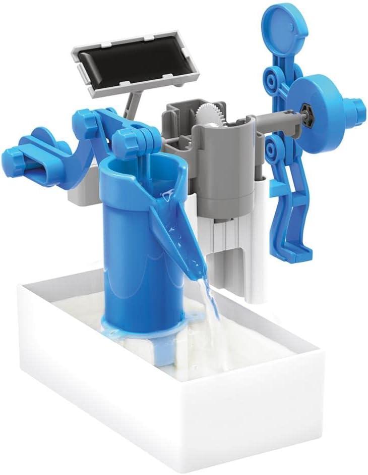 Hybrid Solar and Engine-Powered Water Pump Science Art Skill Toy Kit