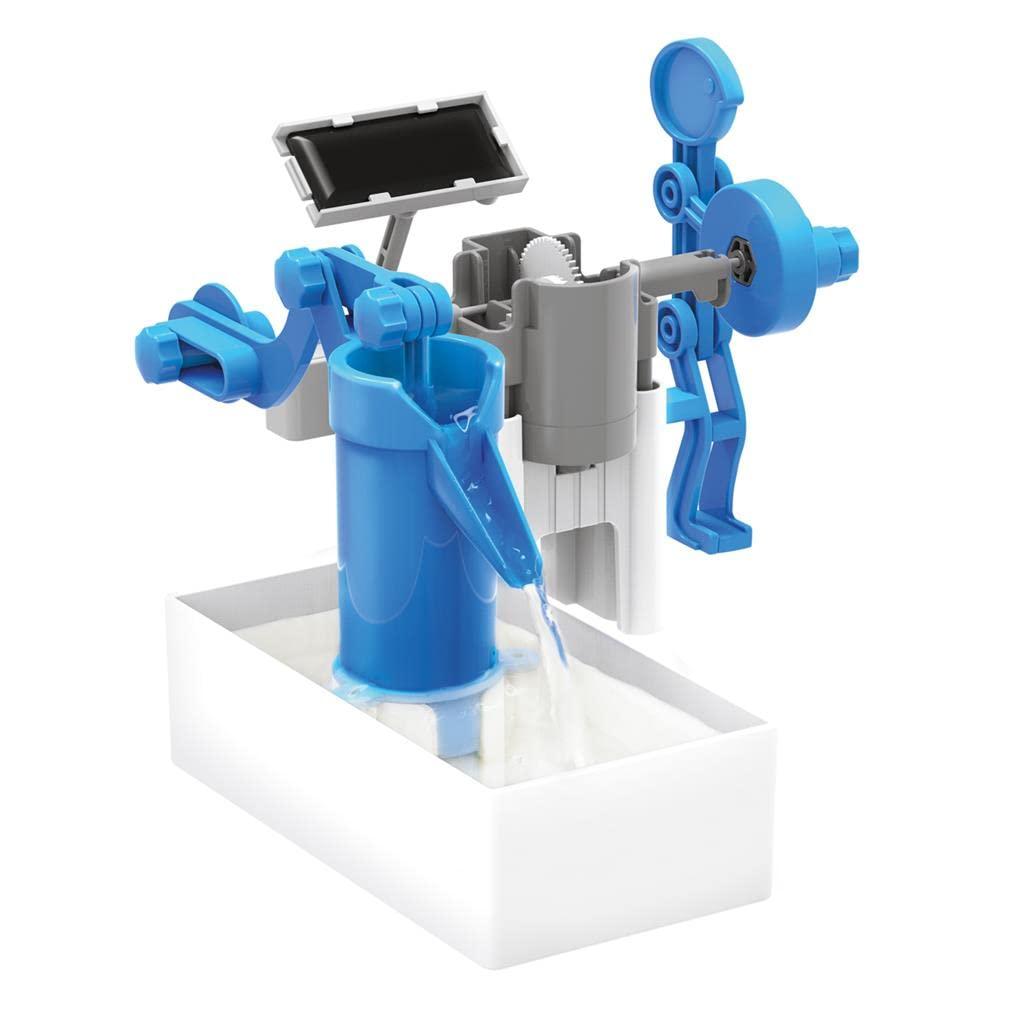 Hybrid Solar and Engine-Powered Water Pump Science Art Skill Toy Kit