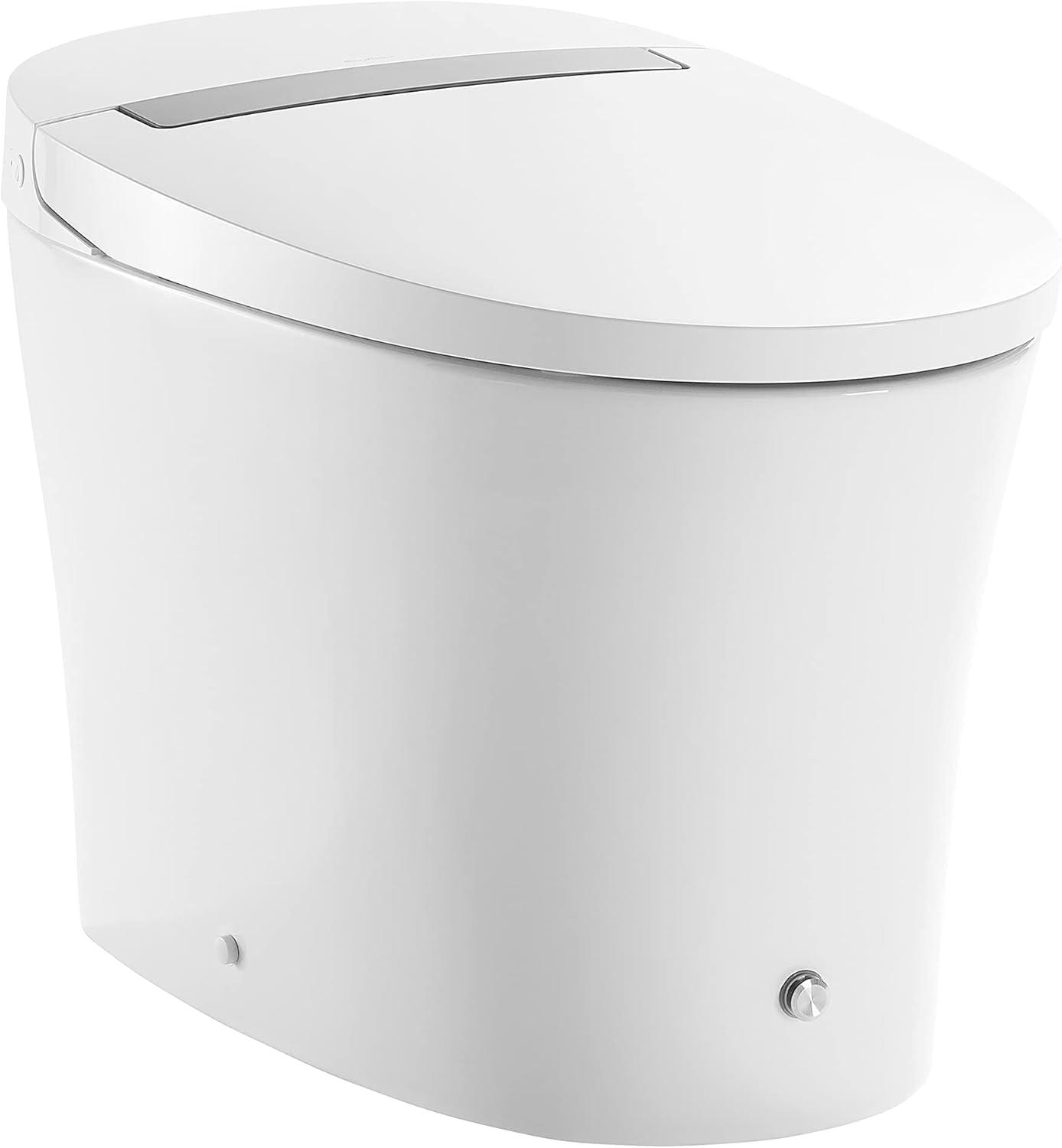 Hugo Smart Tankless Elongated Toilet, Touchless VortexÂ Dual-Flush 1.1/1.6 gpf