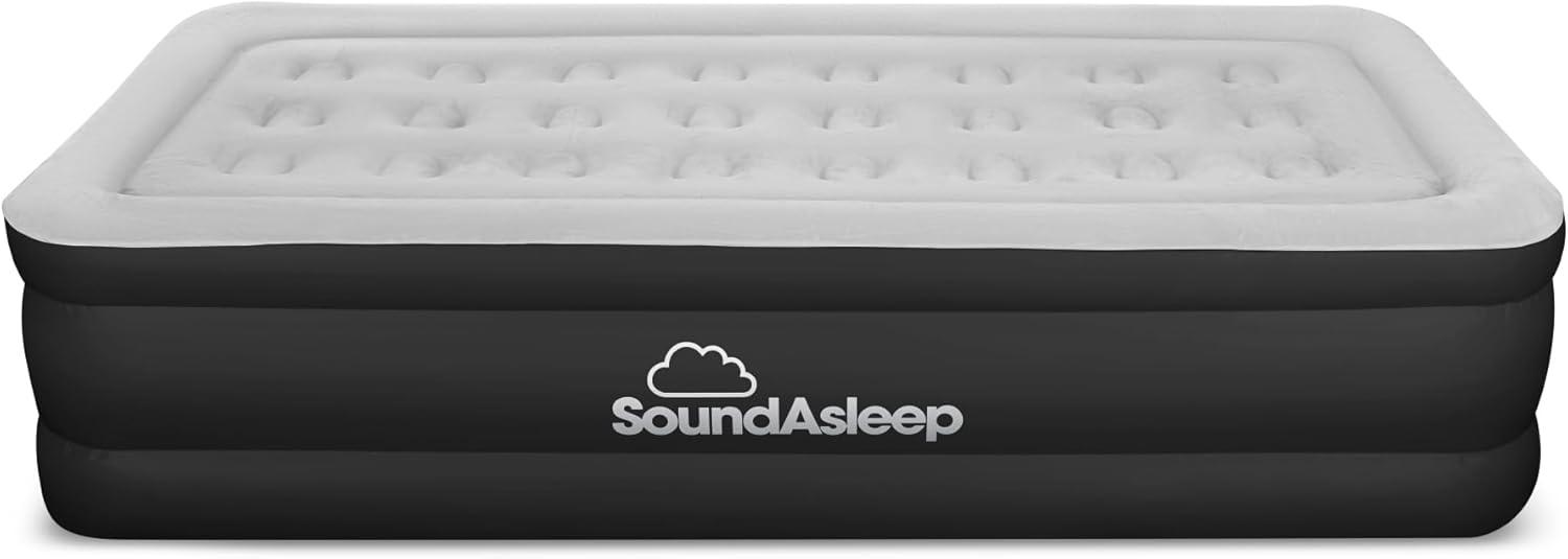 SoundAsleep Dream Series Air Mattress with ComfortCoil Technology & Internal High Capacity Pump -  Twin Extra Long (XL) - Blue