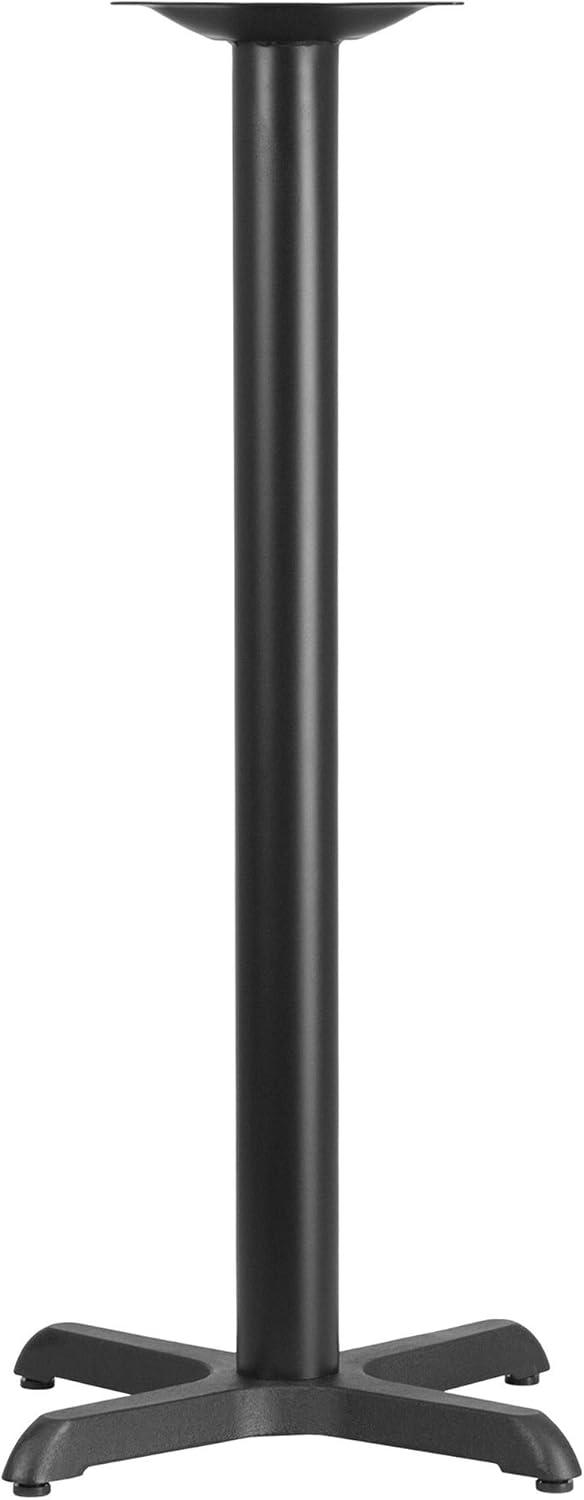 Flash Furniture Beverly Restaurant Table X-Base with 3" Dia. Bar Height Column
