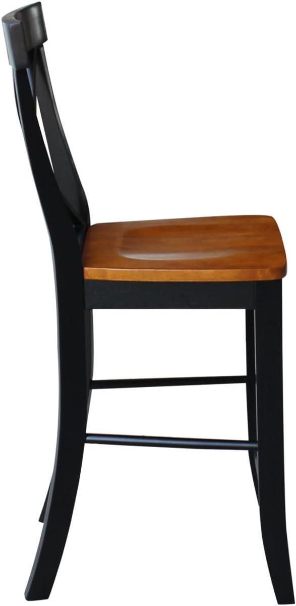 24" Martha X Back Counter Height Barstool - International Concepts