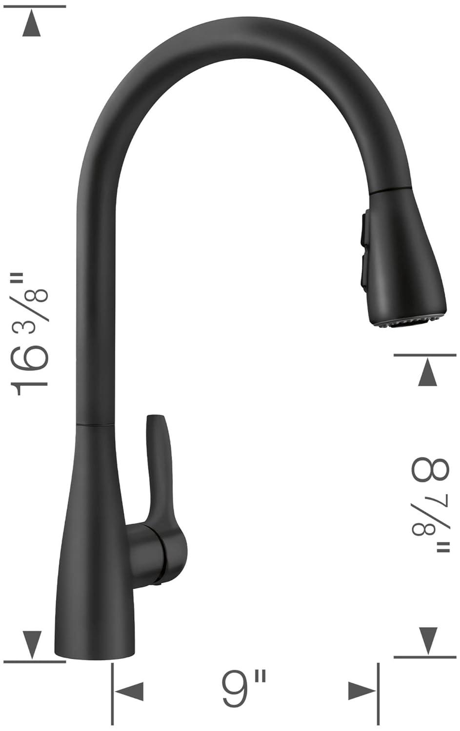 Atura Pull Down Dual Spray Kitchen Faucet