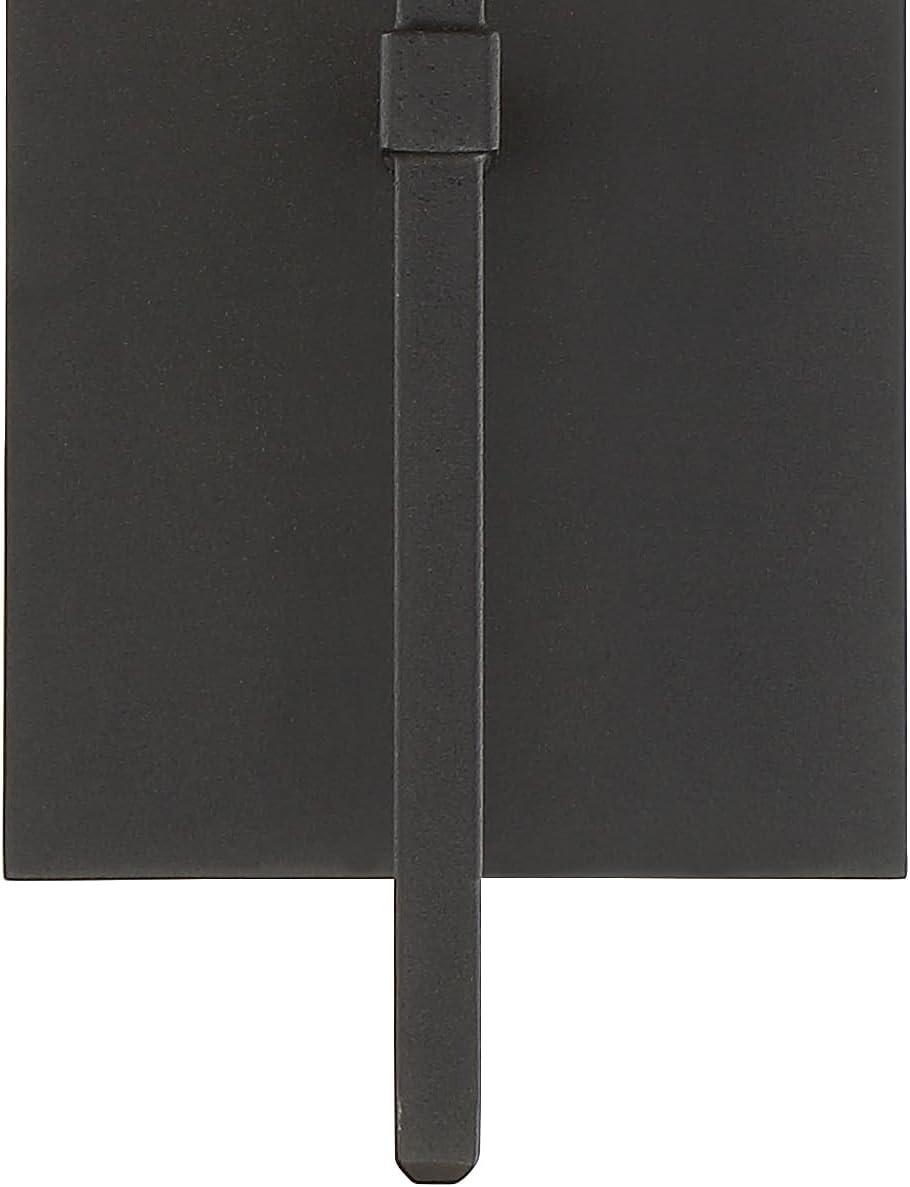 VER-241-BF-Crystorama Lighting-Veronica - One Light Wall Sconce-Black Forged Finish