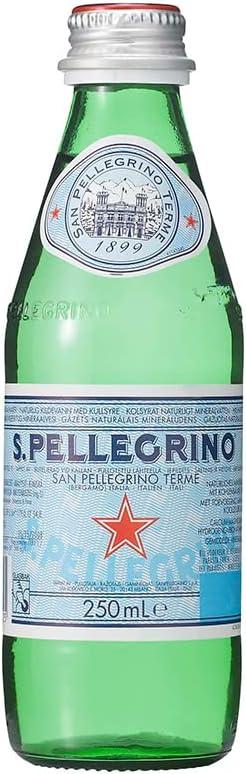 SanPellegrino Sparkling Natural Mineral Water, 8 Oz Bottle (Pack of 24)