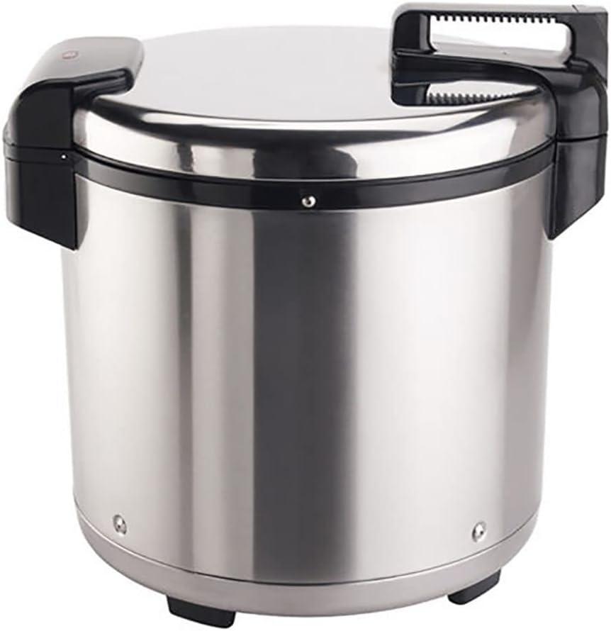 Stainless Steel 100 Cup Electric Rice Warmer with Hinged Lid