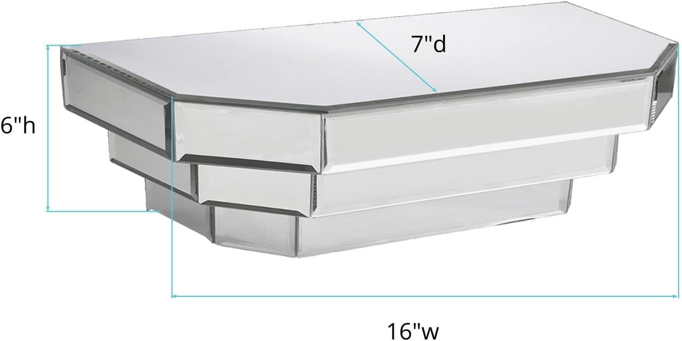 Mirrored Wall Shelf